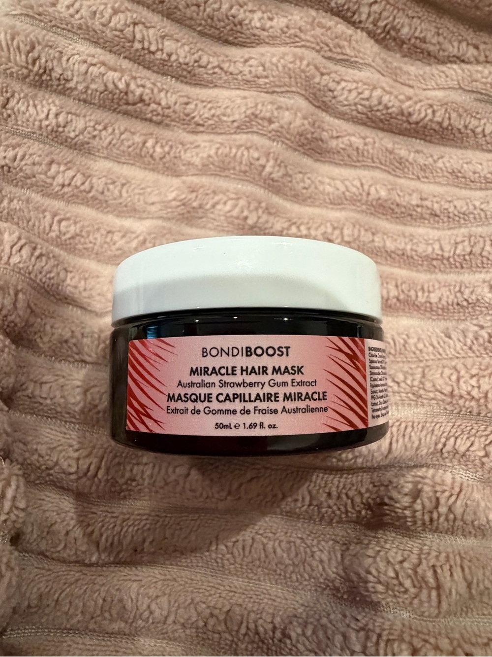 Ulta Beauty BondiBoost Miracle Hair - Pink Label, White Cap, Brown Jar